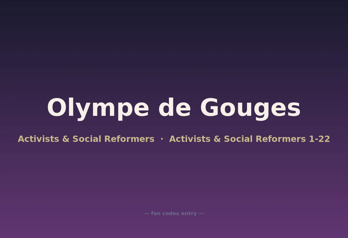 Olympe de Gouges