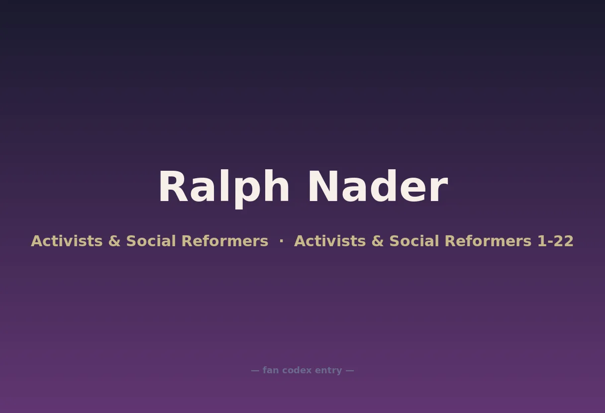 Ralph Nader