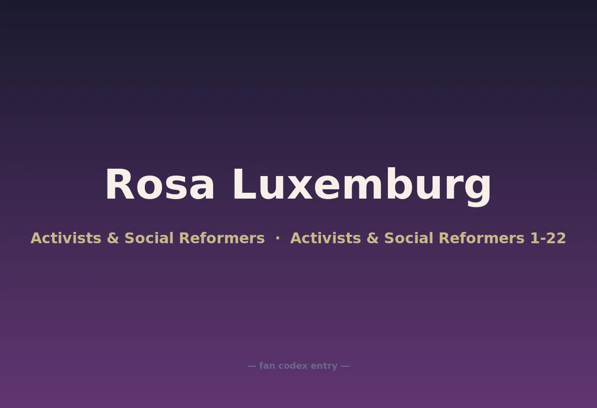 Rosa Luxemburg