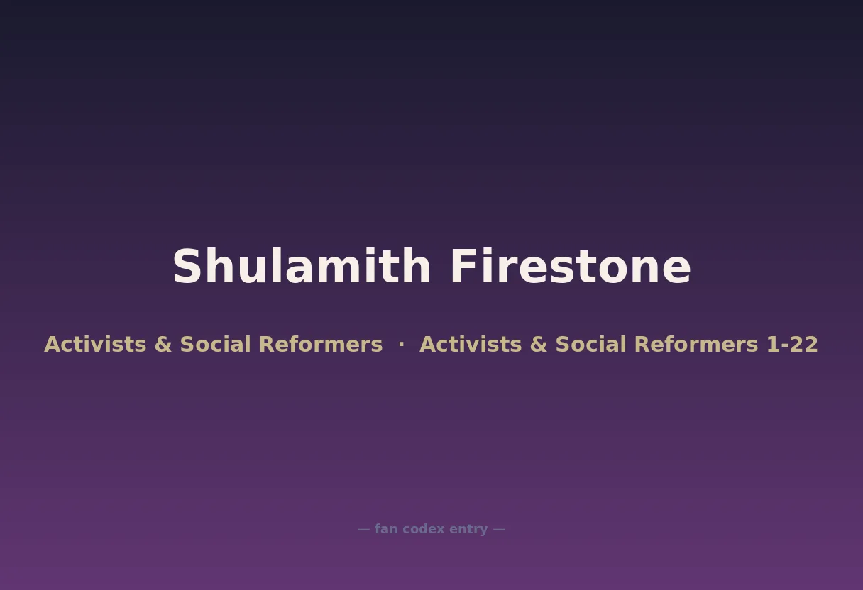 Shulamith Firestone