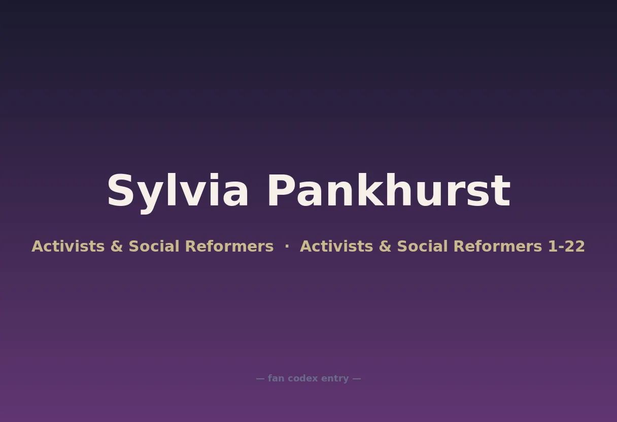 Sylvia Pankhurst