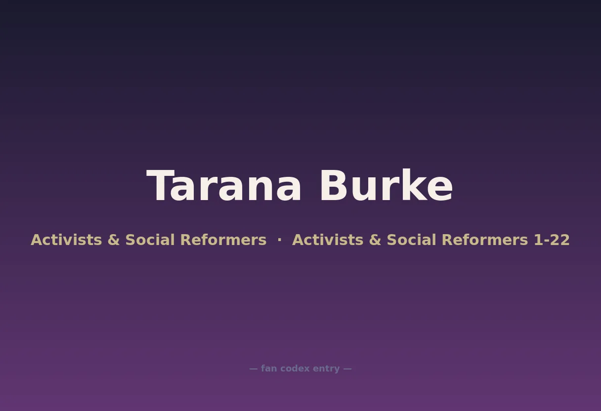 Tarana Burke