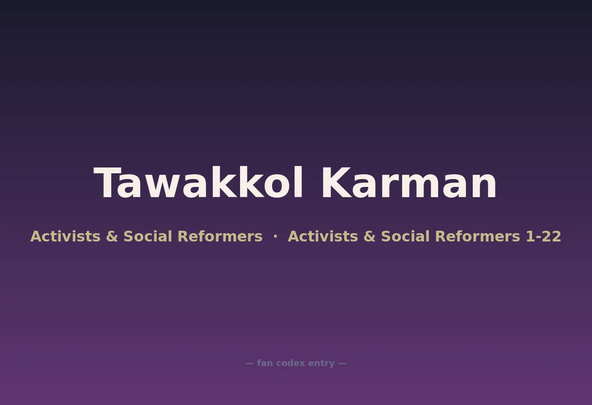 Tawakkol Karman